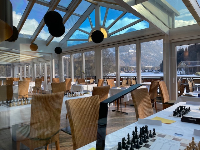 Saalblick im Hotel Sonnenbichl